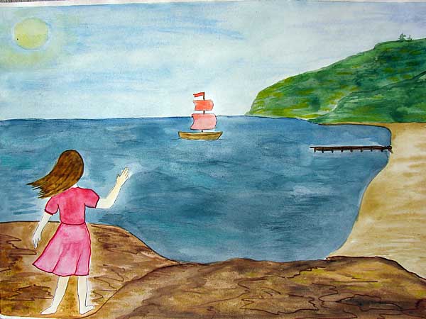 Ассоль увидела Алые паруса