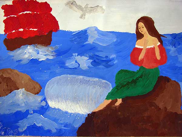 Прибой у ног Ассоль. Детские иллюстрации к творчеству А. С. Грина