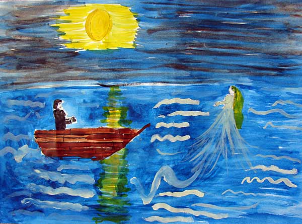 Бегущая по волнам. Детские иллюстрации к роману А. С. Грина