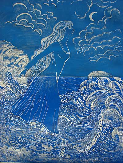 Детская иллюстрация к роману Бегущая по волнам