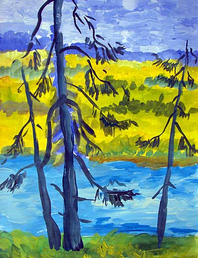 Детские рисунки по мотивам произведений Александра Грина