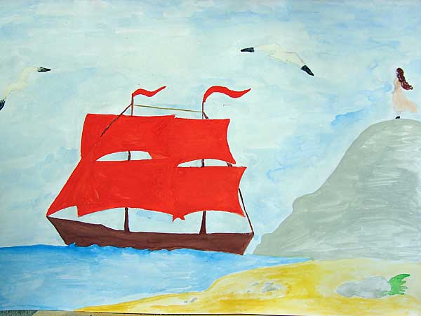 Алые паруса у берегов Гринландии