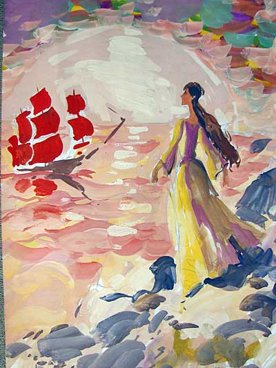 Мечты об алых парусах иногда сбываются почти по Грину