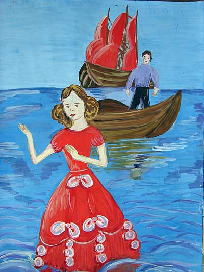 Неожиданная встреча под алыми парусами