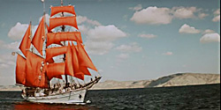 Кадр из фильма "Алые паруса", 1961